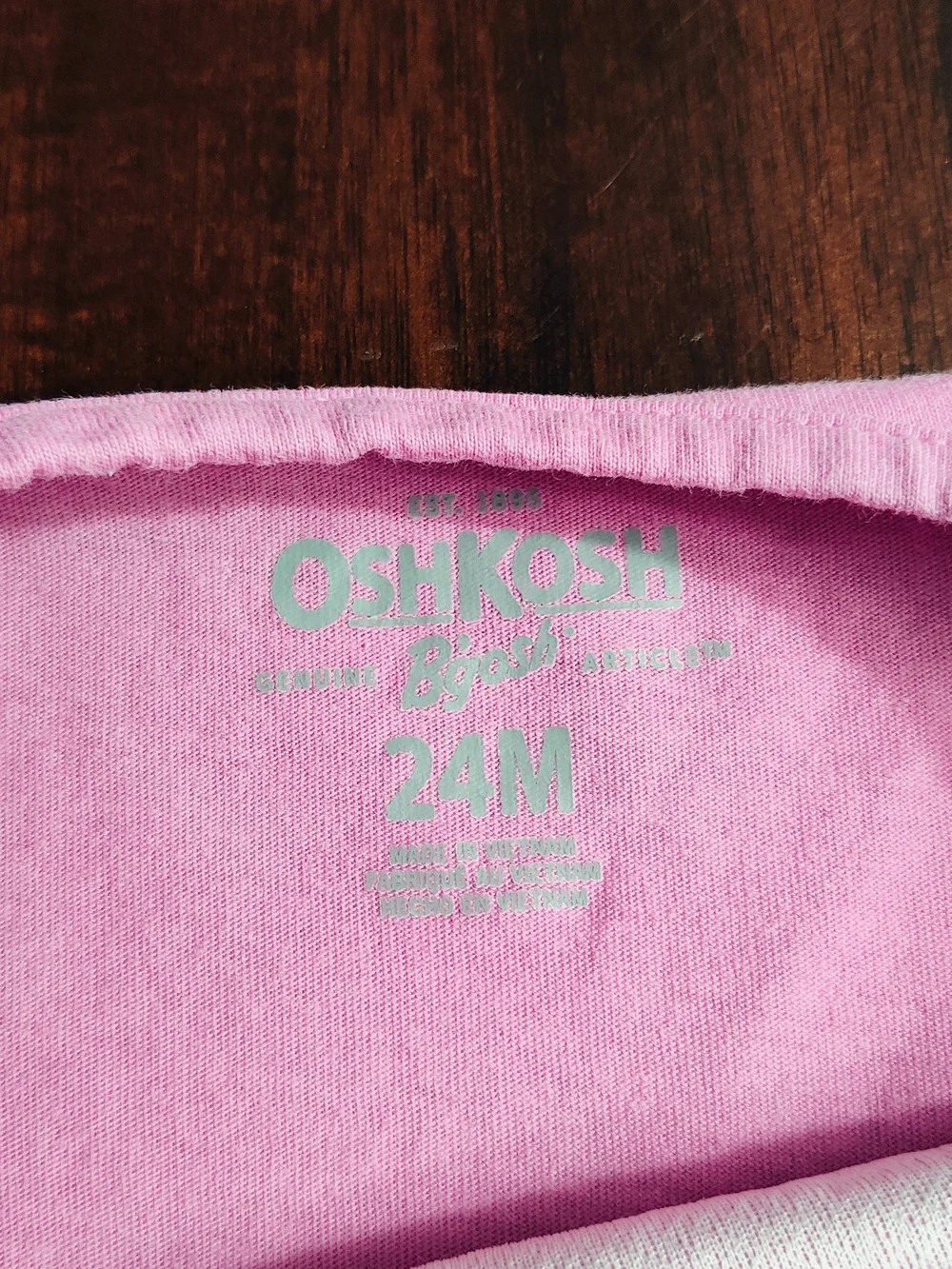 OshKosh B'gosh Pink Baby Tee